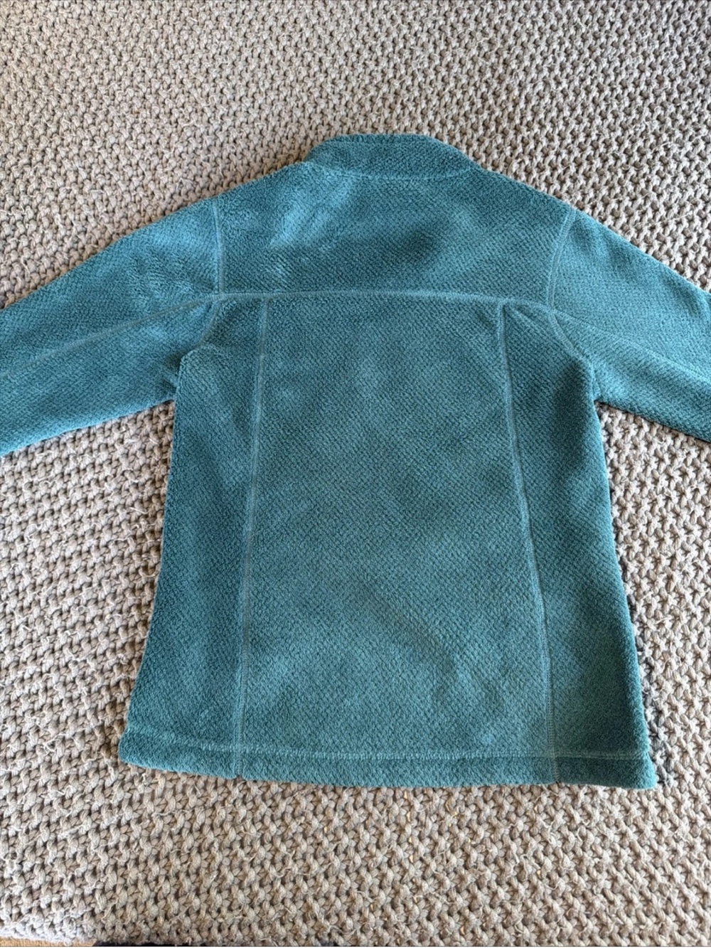 Patagonia Re-Tool Snap-T Teal Fleece Pullover Sweater Women Size S Warm Cozy - Picture 10 of 11